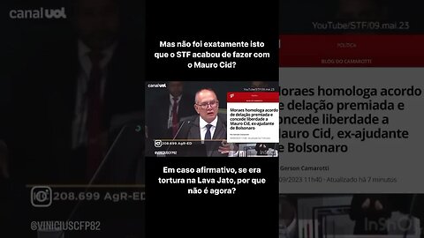 Mas não foi exatamente isto que o STF acabou de fazer com o Mauro Cid?