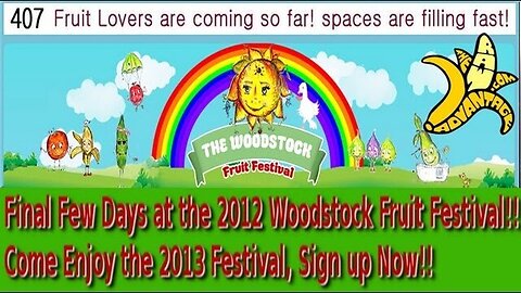 Feeling the Woodstock Vibe Again, 2012 Final Days!