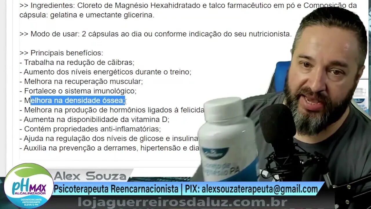 CLORETO DE MAGNÉSIO Preveni e trata a OSTEOPOROSE