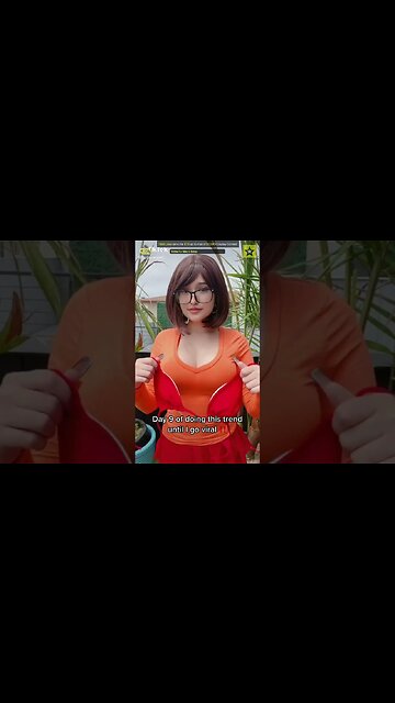 Best Velma Cosplay Costume - 1000 Likes Contest 👍🧡👻 #shorts