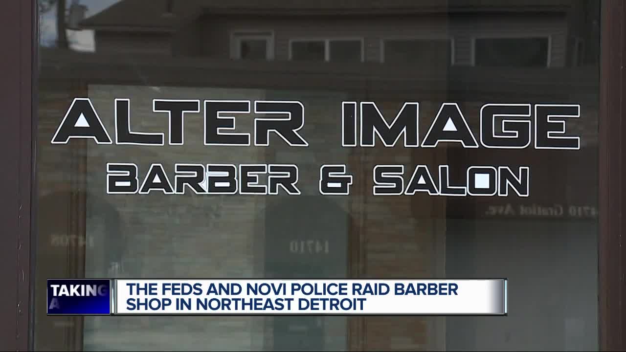 Feds and Novi police raid Detroit barber shop