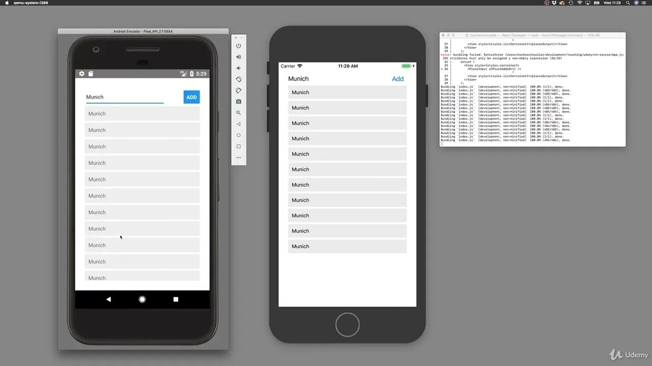 27 - Using a ScrollView | REACT NATIVE COURSE