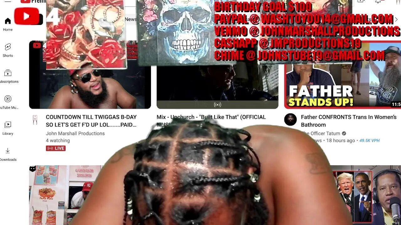 COUNTDOWN TILL TWIGGAS B-DAY SO LET'S GET F'D UP LOL.......PAID REACTIONS