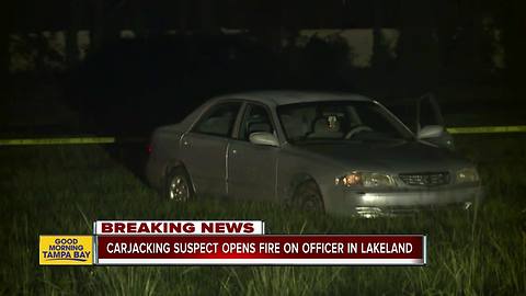 Officer shoots armed carjacker in Lakeland