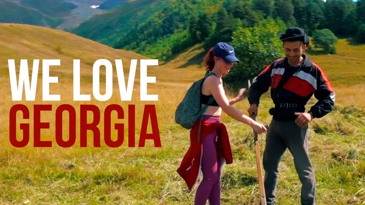 GEORGIAN PEOPLE ARE SO FRIENDLY! Hiking CHKHUTI RIDGE, MESTIA