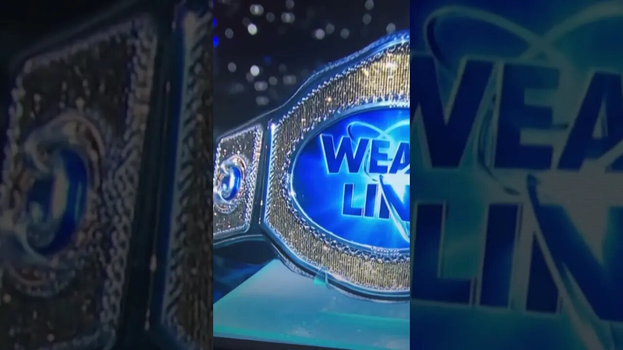 The WWE Weakest Link Title Belt! #shorts