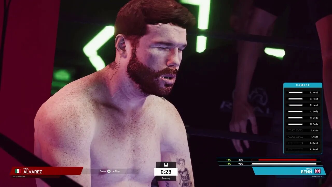 Undisputed Online Gameplay Nigel Benn vs Saul "Canelo" Alvarez 2