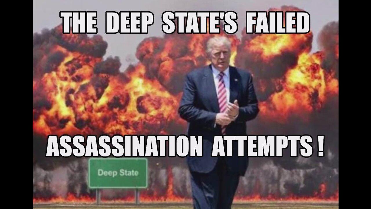 DEEP STATE FAILED ASSASSINATIONS ATTEMPS AGAINST TRUMP! DRONE+COVID+MISSILE AIR FORCE ONE! MAGA KAG!