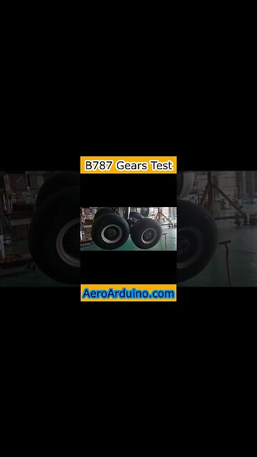 World Cleanest Gear Test Boeing #B787 #Aviation #Flying #AeroArduino