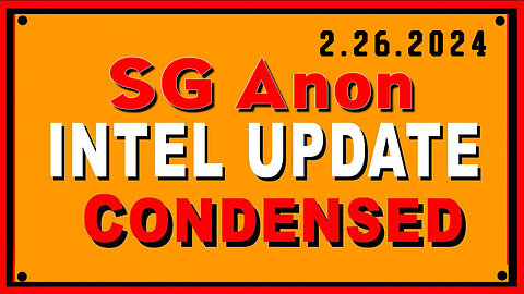 SG Anon HUGE Intel Condensed 2.26.2024