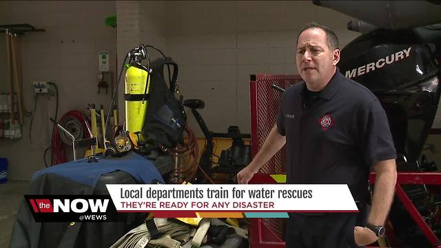 Local teams work all year round to be ready for water rescues