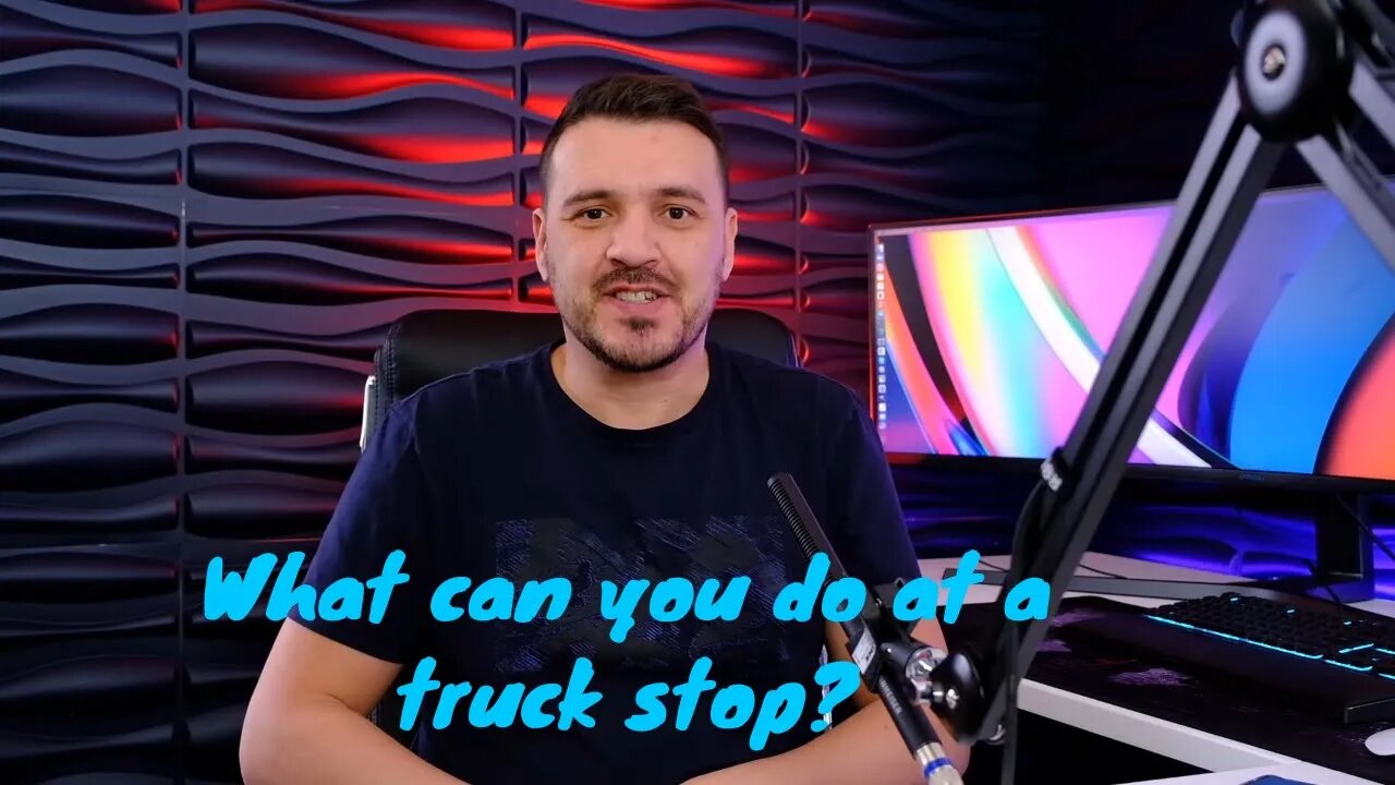 What are truck stops and why are the important for truck drivers?