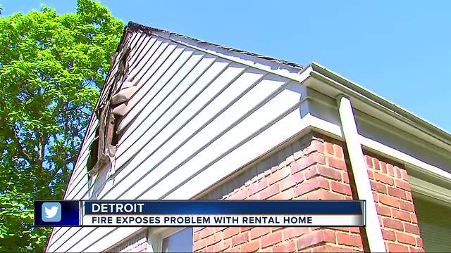 Fire exposes problems with Detroit rental home
