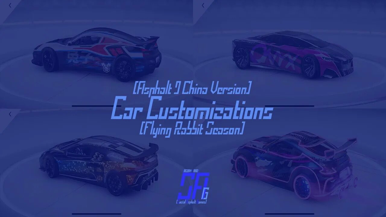 [Asphalt 9 China Version (A9C / C9)] Vehicle Customizations | Flying Rabbit (Bring the Heat) Season