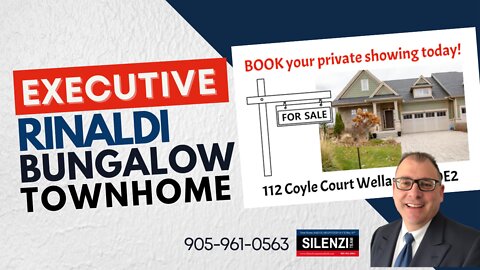 Executive Rinaldi Bungalow Townhome for Sale - Silenzi Team