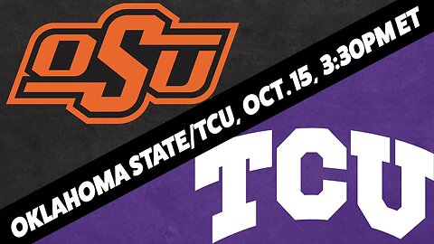 Oklahoma State Cowboys vs TCU Horned Frogs Predictions & Odds | OK State vs TCU Preview | Oct 15