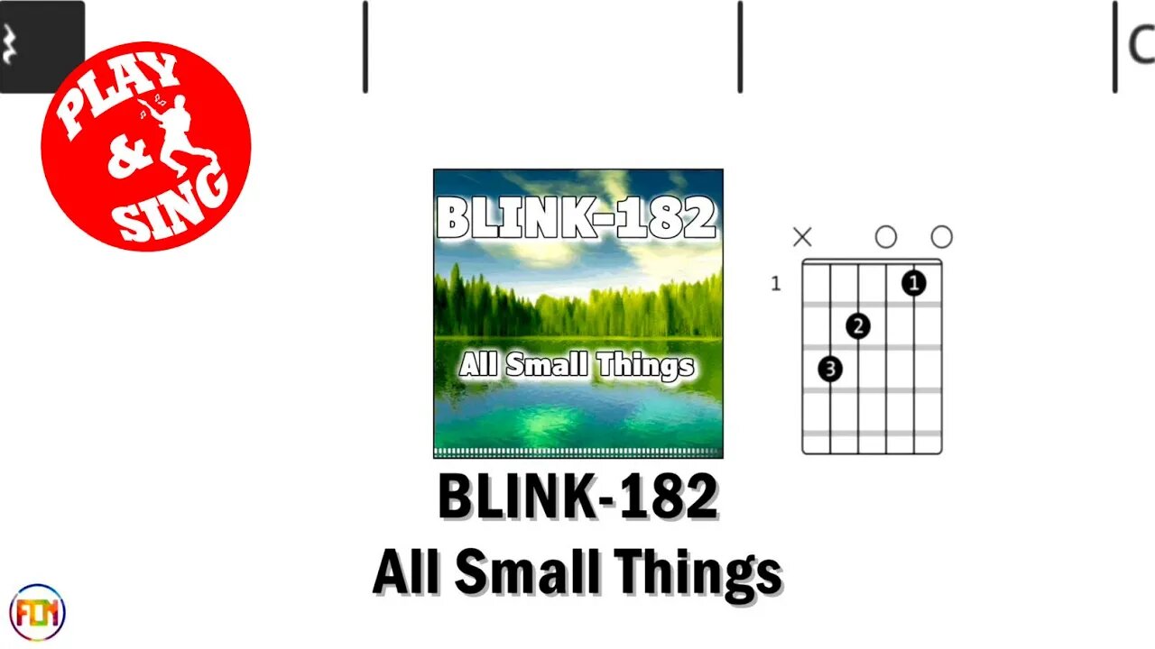 BLINK 182 All Small Things FCN GUITAR CHORDS & LYRICS