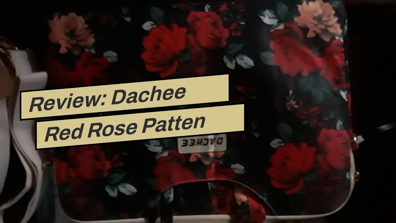 Review: Dachee Red Rose Patten Waterproof Laptop Shoulder Messenger Bag Case Sleeve for 14 Inch...