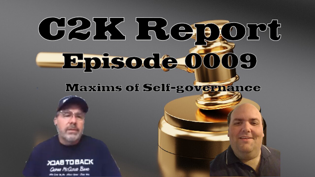 C2K Report #0009: Maxims of self-governance