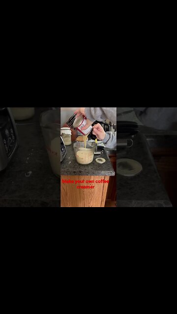 Forget About Store Bought! Make Your Own Coffee Creamer. #shorts #coffeecreamer #makingyourself