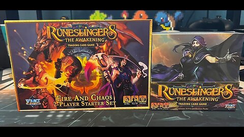 A Brand New TCG Game!!!! Runeslingers from Kickstarter