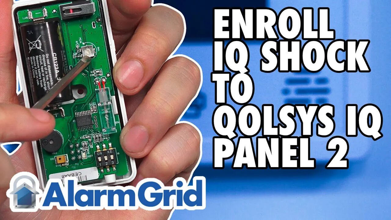 Qolsys IQ Shock S: Enroll with IQ Panel 2