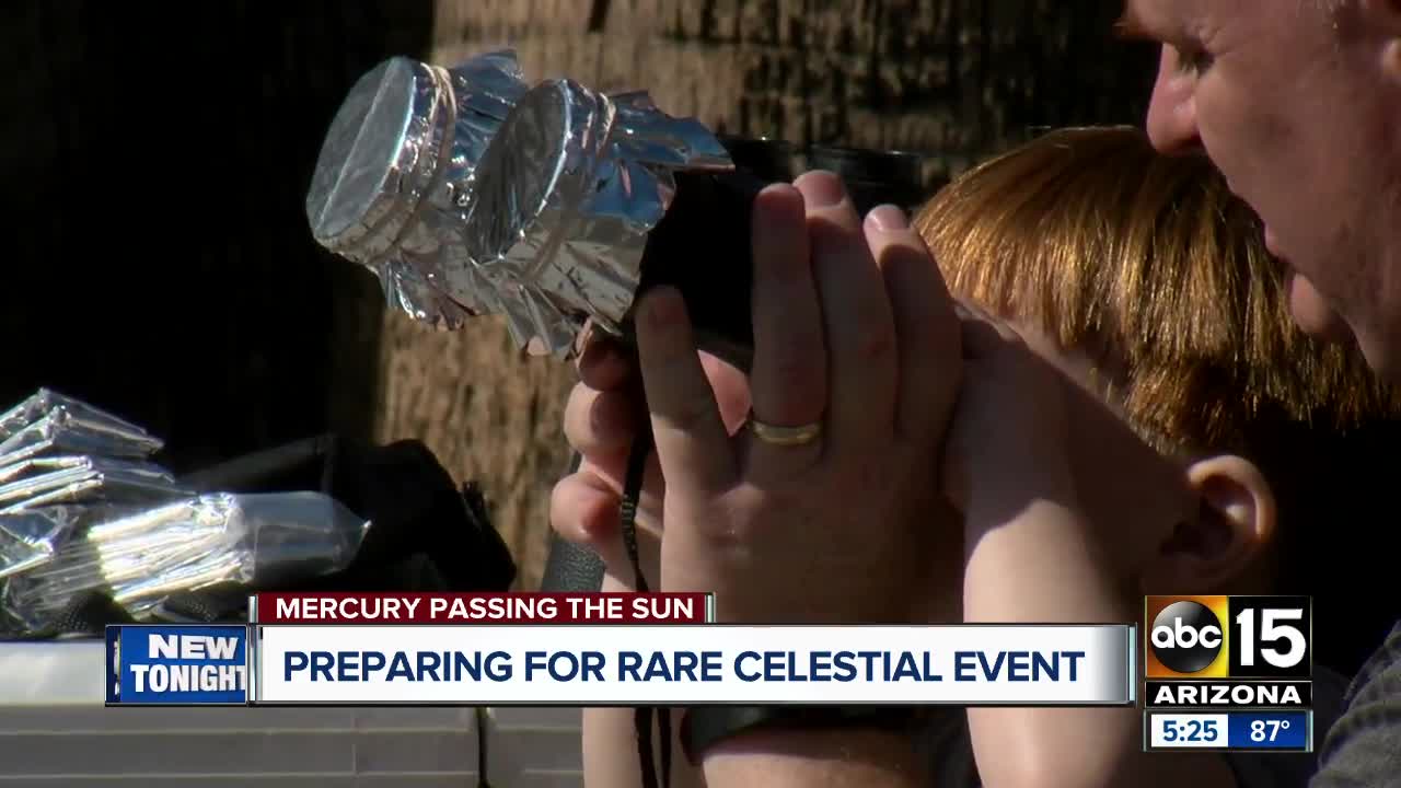 East Valley astronomers preparing for Mercury's transit across the sun