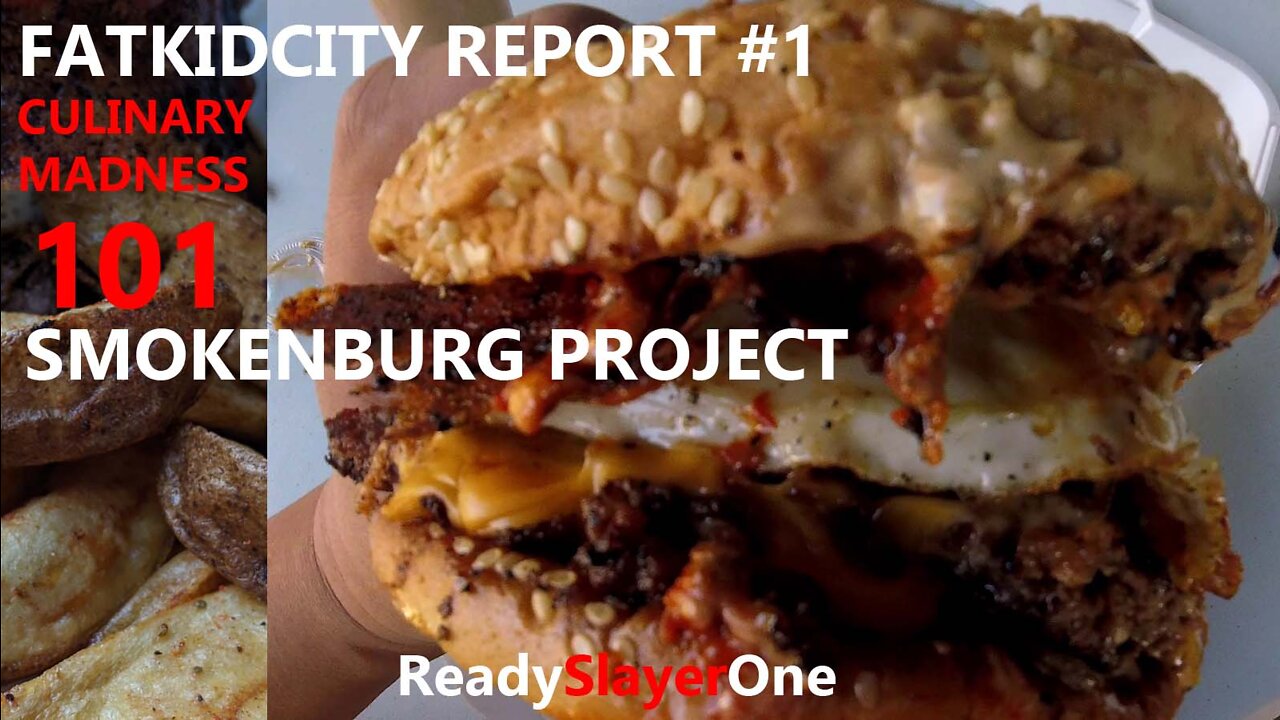 #FatKidCity Report Ep. 1 - SMOKENBURG: Epic Artisan Smoked Burgers by @CulinaryMadness101!!!