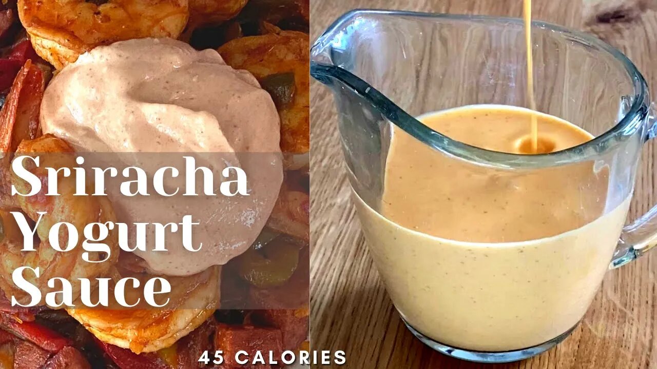 Sriracha Yogurt Sauce | Spicy Dressing #shorts