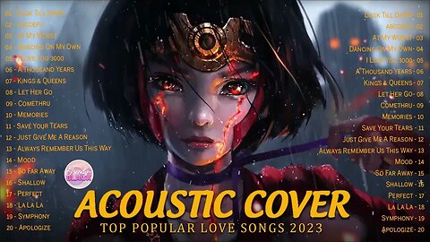 Top English Acoustic Love Songs Cover Playlist ❤️ Top Ballad Acoustic Cover Of Popular Love Songs