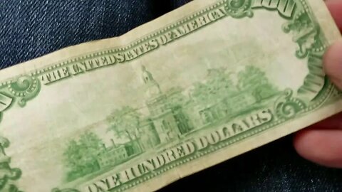 Chicago Gangster Money: Series 1934 $100 Dollar Bill