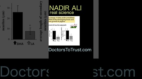 Nadir Ali. Children's brains must have high amounts of DHA, NOT ALA from vegetable sources...