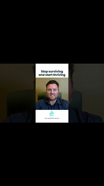 Stop surviving and start thriving #shorts