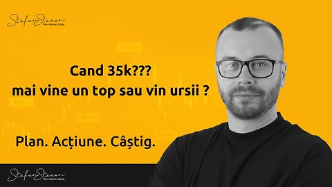 Analiza BTC! Cand vedem 35k ??? Mai dureaza sau asta a fost toata miscarea bullish!!!