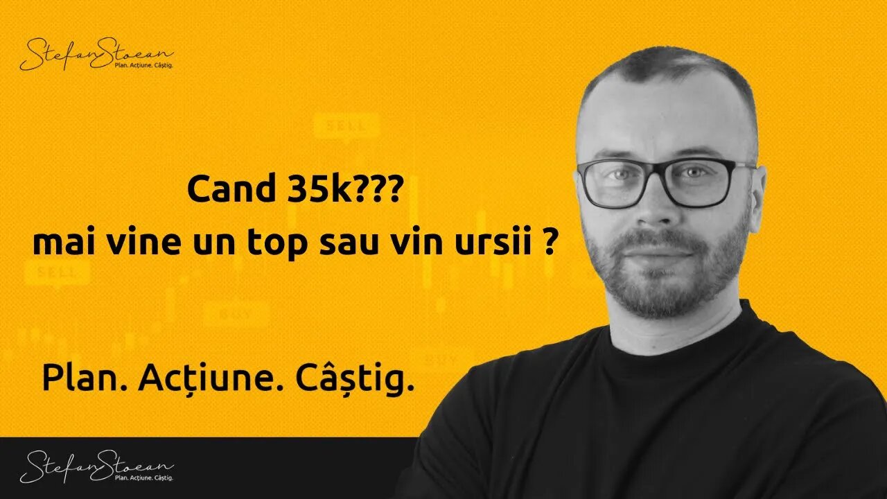 Analiza BTC! Cand vedem 35k ??? Mai dureaza sau asta a fost toata miscarea bullish!!!