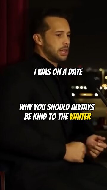 Why You Should Always Be Kind To The Waiter