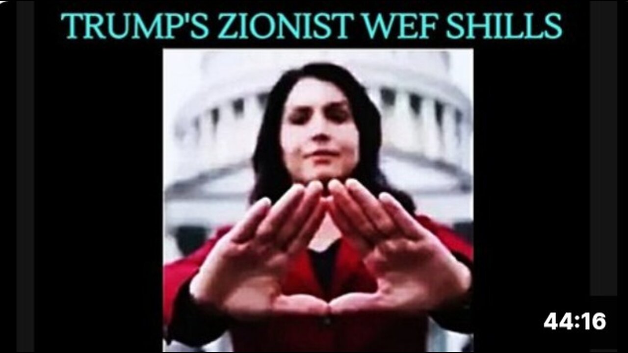 Trump's Zionist Takeover. Zionists, WEF Globalists, Deep State Shills, Oh My (Re-Edit/Fixed)