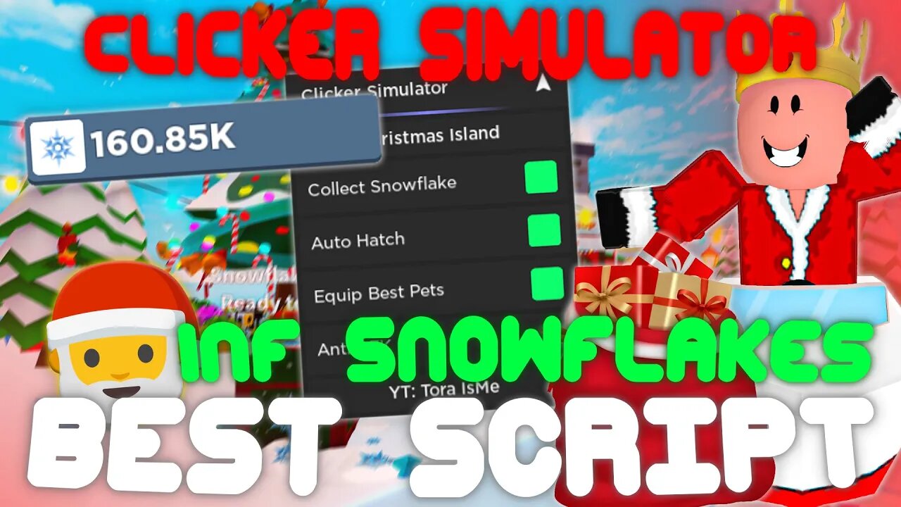 (2022 Pastebin) The *BEST* Clicker Simulator Script! Instant Collect Snowflakes, INF Snowflakes!