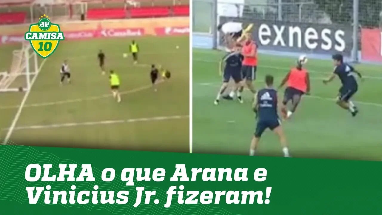 Apelões? OLHA o que Arana e Vinicius Jr. fizeram na Espanha!