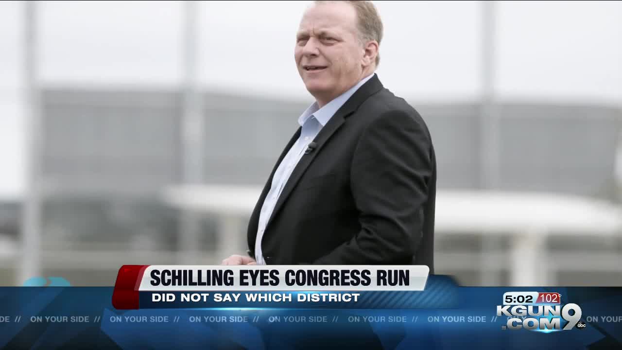 Curt Schilling says he may run for Congress in Arizona