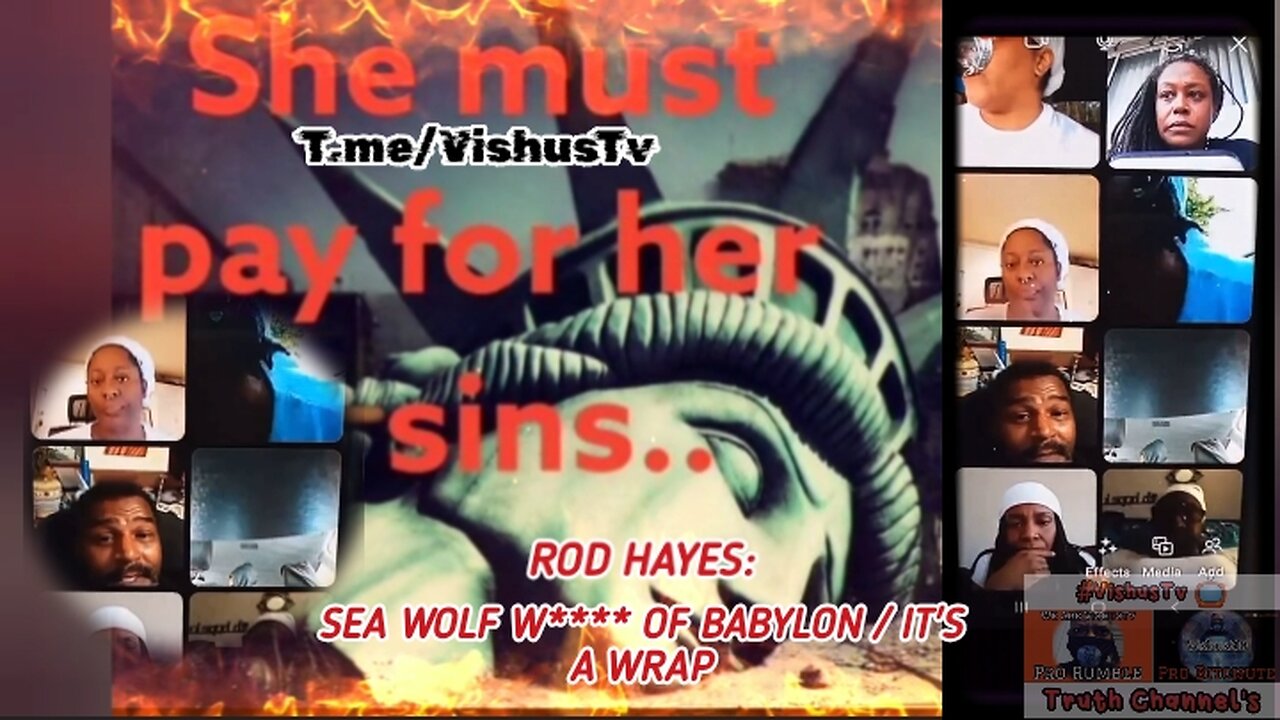 ROD HAYES: Sea wolf The Whore Of Babylon & It's A Wrap Of This System... #VishusTv 📺