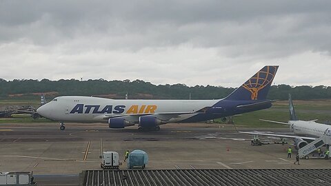 Boeing 747-400ERF N480MC coming from Miami to Manaus
