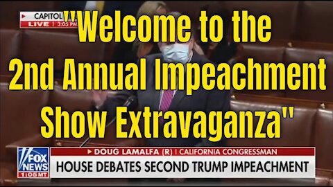 "Ladies and Gentlemen, Welcome to the 2nd Annual Impeachment Show Extravaganza"
