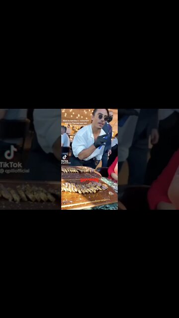 Woman Rejects Salt Bae at his Restaurant.. #shorts