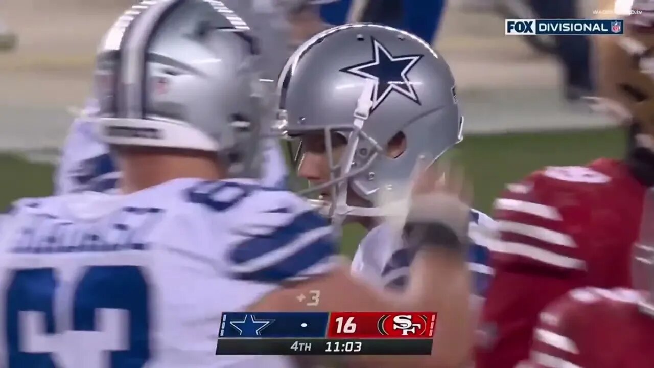 Brett Maher makes 2nd consecutive field goal from 43 yards | #DALvsSF #playoffs | 1/22/23