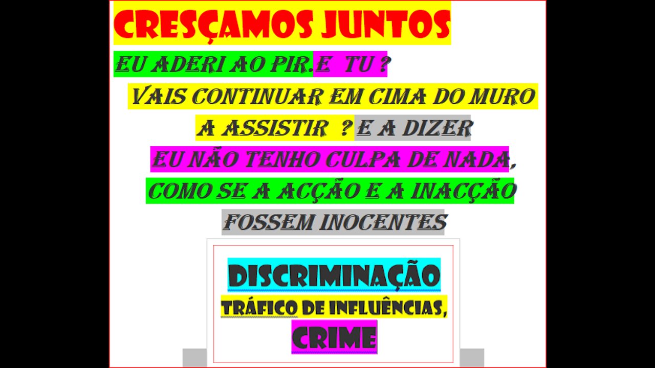 CULPADO CÚMPLICE VENHA O DIABO E ESCOLHA QUAL + CRIMINOSO politics-political