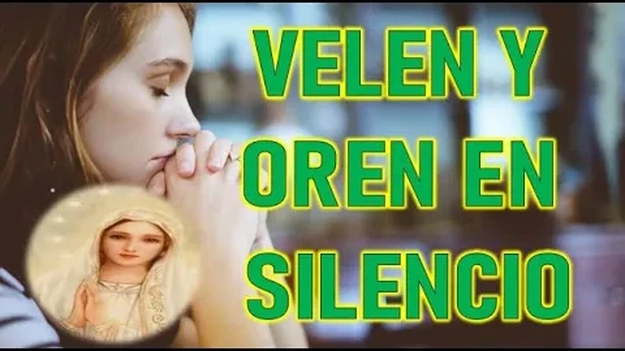 VELEN Y OREN EN SILENCIO - MARIA SANTISIMA A ANGELA Y SIMONA