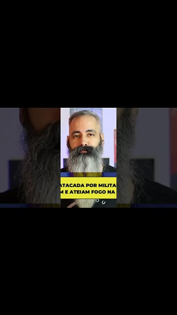 #CORTE IGREJA É ATACADA POR MILITANTES que ARRACAM E ATEIAM FOGO na bandeira do Brasil #shorts