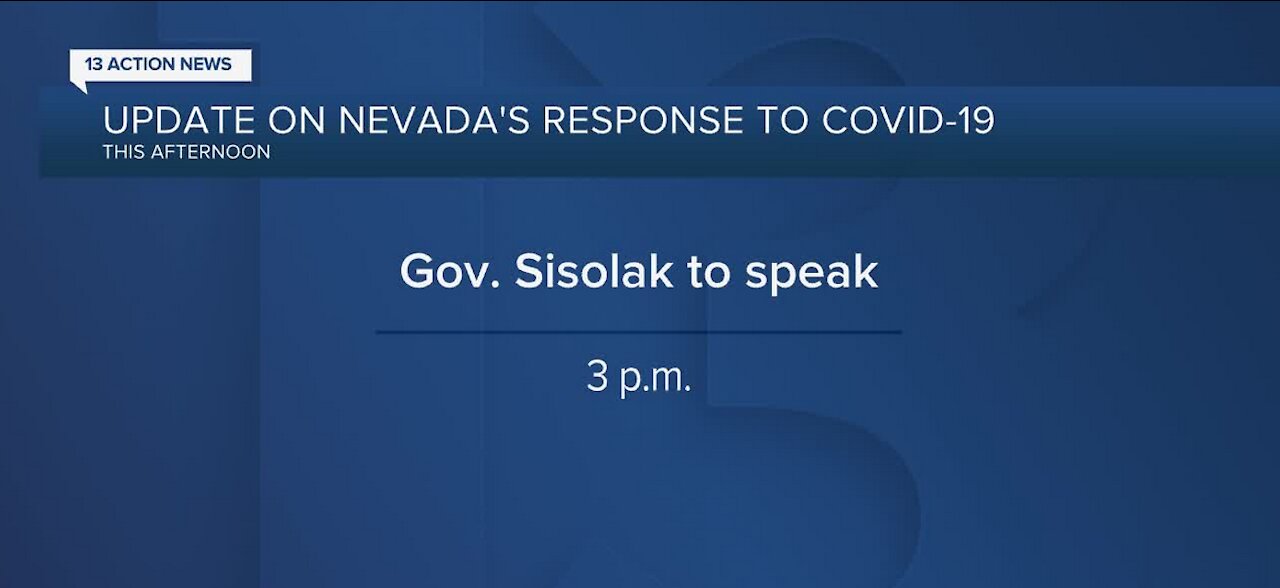 Update on Nevada's response to COVID-19