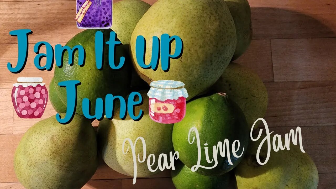 Pear Lime Jam #JamitupJune